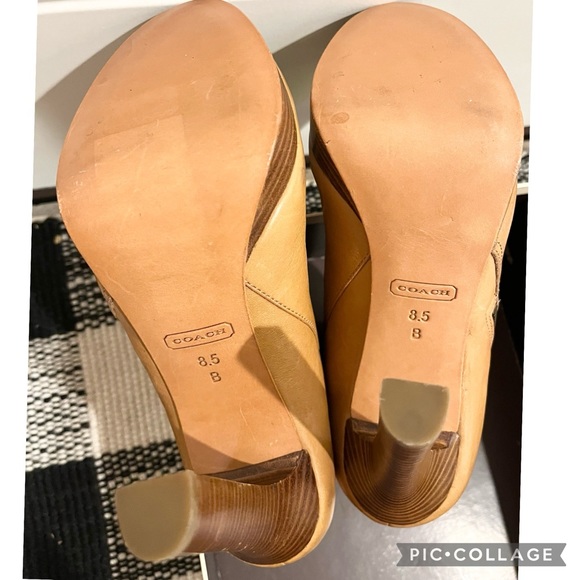 Coach Chryssa Heeled Booties 8.5 - Picture 5 of 8